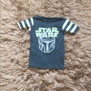 Star Wars Kids Tee - Dark Gray and Lime